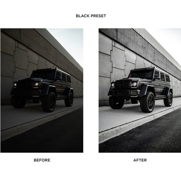 Adobe Lightroom Preset | Black
